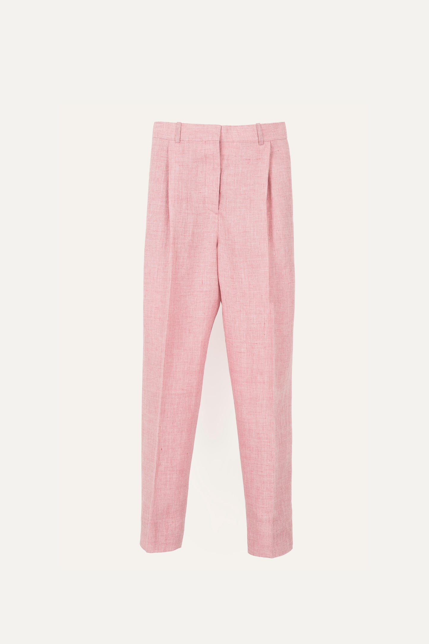 Roman Light Pink Linen Pants : Made To Measure Custom Jeans For